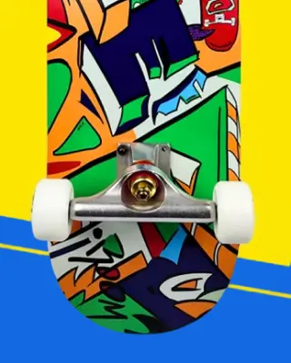 Graphic skateboard