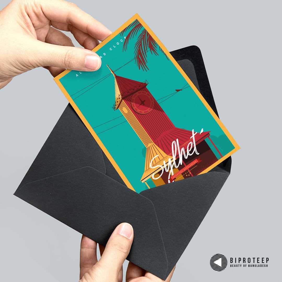 Sylhet Printed Postcards By Biproteep